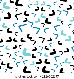 Light Blue, Green vector seamless  template with lava shapes. An elegant bright illustration with gradient. A completely new template for your business design.