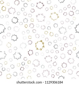 Light Blue, Green vector seamless layout with circle shapes. Modern abstract illustration with colorful water drops. Pattern can be used for beautiful websites.