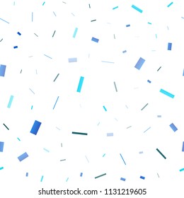 Light Blue, Green vector seamless template with crystals, rectangles. Beautiful illustration with rectangles and squares. Pattern can be used for websites.