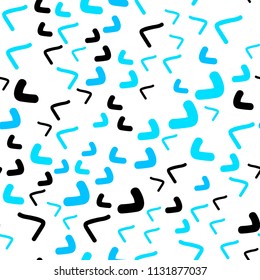 Light Blue, Green vector seamless  background with curved circles. Shining illustration, which consist of blurred lines, circles. The template for cell phone backgrounds.