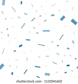 Light Blue, Green vector seamless template with crystals, rectangles. Illustration with set of colorful rectangles. Best design for your ad, poster, banner.