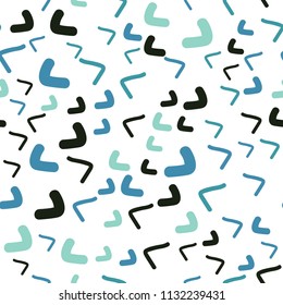 Light Blue, Green vector seamless  pattern with liquid shapes. Colorful illustration in abstract marble style with gradient. A completely new memphis design for your business.