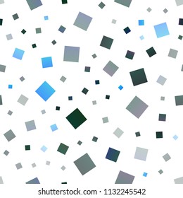 Light Blue, Green vector seamless cover in polygonal style. Abstract gradient illustration with rectangles. Modern template for your landing page.
