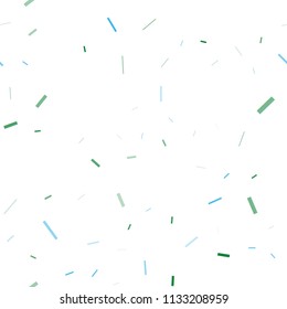 Light Blue, Green vector seamless layout with lines, rectangles. Glitter abstract illustration with rectangular shapes. The template can be used as a background.