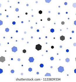 Light Blue, Green vector seamless layout with hexagonal shapes. Design in abstract style with hexagons. Beautiful design for your business advert.