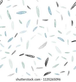 Light Blue, Green vector seamless pattern with spheres. Modern abstract illustration with colorful water drops. Pattern can be used as texture of wallpapers.