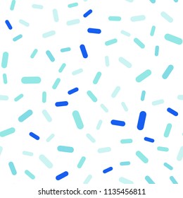Light Blue, Green vector seamless pattern with sharp lines. Blurred decorative design in simple style with lines. Smart design for your business advert.