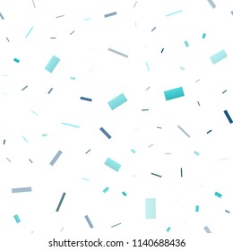 Light Blue, Green vector seamless cover in polygonal style. Decorative design in abstract style with rectangles. Pattern for busines ad, booklets, leaflets