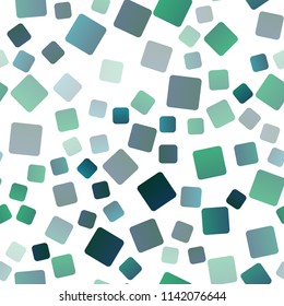 Light Blue, Green vector seamless texture in rectangular style. Decorative design in abstract style with rectangles. Smart design for your business advert.