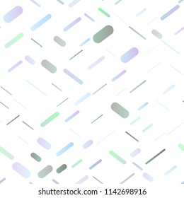 Light Blue, Green vector seamless background with straight crossed  lines. Decorative shining illustration with lines on abstract template. The pattern can be used as ads, poster, banner for commercial.