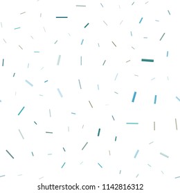 Light Blue, Green vector seamless pattern with narrow lines. Blurred decorative design in simple style with lines. The pattern can be used as ads, poster, banner for commercial.