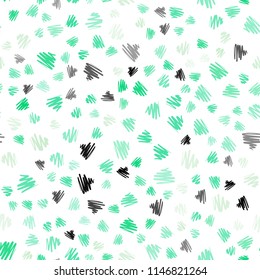 Light Blue, Green vector seamless texture with colored lines. Glitter abstract illustration with colored sticks. The pattern for ad, booklets, leaflets.