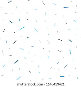 Light Blue, Green vector seamless background with straight lines. Decorative shining illustration with lines on abstract template. The pattern can be used for websites.