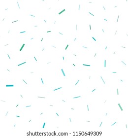 Light Blue, Green vector seamless background with straight lines. Glitter abstract illustration with colored sticks. Best design for your ad, poster, banner.