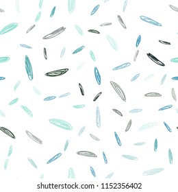 Light Blue, Green vector seamless background with bubbles. Beautiful colored illustration with blurred circles in nature style. Pattern can be used as texture of wallpapers.