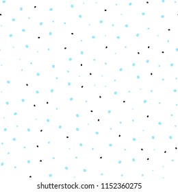 Light Blue, Green vector seamless texture with disks. Illustration with set of shining colorful abstract circles. Pattern for design of fabric, wallpapers.