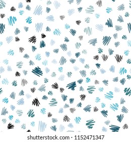 Light Blue, Green vector seamless pattern with sharp lines. Glitter abstract illustration with colored sticks. Pattern for ads, posters, banners.