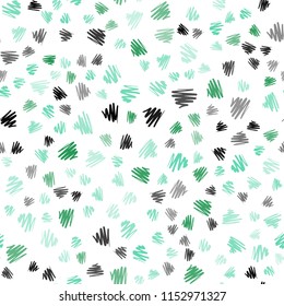 Light Blue, Green vector seamless template with repeated sticks. Blurred decorative design in simple style with lines. Smart design for your business advert.
