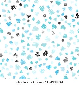 Light Blue, Green vector seamless template with repeated sticks. Blurred decorative design in simple style with lines. Pattern for ads, posters, banners.