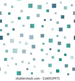 Light Blue, Green vector seamless texture in rectangular style. Modern abstract illustration with colorful rectangles. The template can be used as a background.