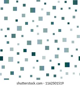 Light Blue, Green vector seamless backdrop with rectangles, squares. Rectangles on abstract background with colorful gradient. Best design for your ad, poster, banner.