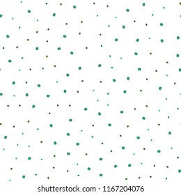Light Blue, Green vector seamless texture with disks. Blurred bubbles on abstract background with colorful gradient. Trendy design for wallpaper, fabric makers.