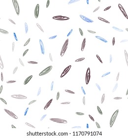 Light Blue, Green vector seamless cover with spots. Glitter abstract illustration with blurred drops of rain. Pattern can be used as texture of wallpapers.