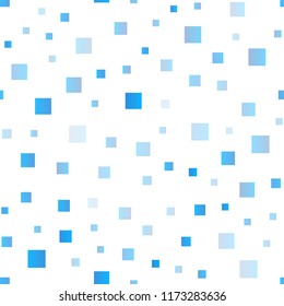 Light Blue, Green vector seamless layout with lines, rectangles. Decorative design in abstract style with rectangles. Pattern for commercials.