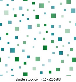 Light Blue, Green vector seamless cover in polygonal style. Glitter abstract illustration with rectangular shapes. Best design for your ad, poster, banner.