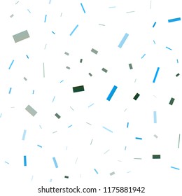 Light Blue, Green vector seamless background with rectangles. Glitter abstract illustration with rectangular shapes. The template can be used as a background.