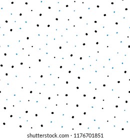 Light Blue, Green vector seamless cover with spots. Glitter abstract illustration with blurred drops of rain. Pattern for design of fabric, wallpapers.