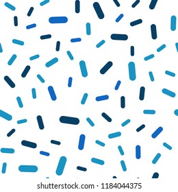 Light Blue, Green vector seamless cover with stright stripes. Blurred decorative design in simple style with lines. Best design for your ad, poster, banner.