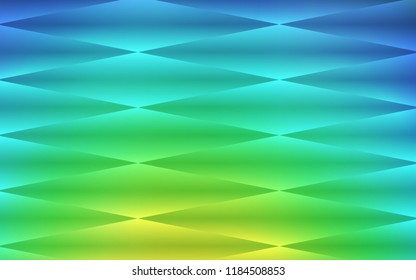 Light Blue, Green vector seamless texture in rectangular style. Beautiful illustration with rectangles and squares. Pattern for design of window blinds, curtains.