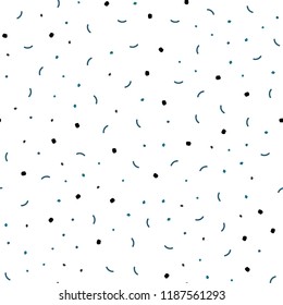 Light Blue, Green vector seamless pattern with spheres, triangles. Illustration with set of colorful abstract circles and lines. Pattern for design of fabric, wallpapers.