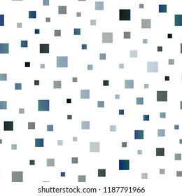 Light Blue, Green vector seamless pattern in square style. Illustration with set of colorful rectangles. Pattern can be used for websites.