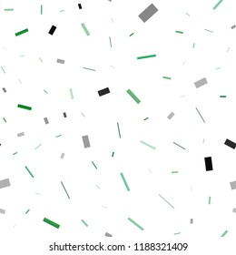 Light Blue, Green vector seamless pattern in square style. Glitter abstract illustration with rectangular shapes. Best design for your ad, poster, banner.