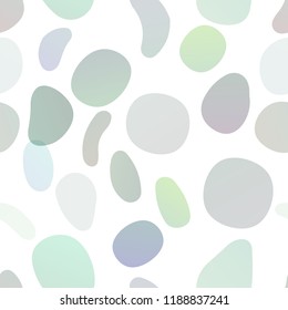 Light Blue, Green vector seamless pattern with spheres. Modern abstract illustration with colorful water drops. Template for business cards, websites.