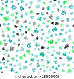 Light Blue, Green vector seamless background with straight lines. Modern geometrical abstract illustration with Lines. Pattern for your busines websites.