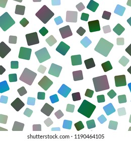 Light Blue, Green vector seamless cover in polygonal style. Illustration with set of colorful rectangles. Modern template for your landing page.