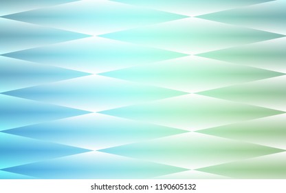 Light Blue, Green vector seamless layout with lines, rectangles. Abstract gradient illustration with rectangles. Pattern for trendy fabric, wallpapers.