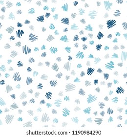 Light Blue, Green vector seamless texture with colored lines. Lines on blurred abstract background with gradient. Smart design for your business advert.