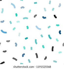 Light Blue, Green vector seamless background with bubble shapes. Creative illustration in halftone marble style with gradient. Brand new design for your ads, poster, banner.