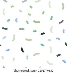 Light Blue, Green vector seamless pattern with liquid shapes. An elegant bright illustration with gradient. Marble style for your business design.