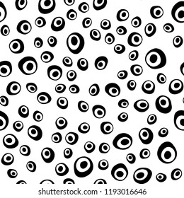 Light Blue, Green vector seamless pattern with spheres. Blurred bubbles on abstract backdrop with colorful gradient. Trendy design for wallpaper, fabric makers.