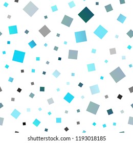 Light Blue, Green vector seamless texture in rectangular style. Decorative design in abstract style with rectangles. Pattern can be used for websites.