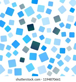 Light Blue, Green vector seamless background with rectangles. Modern abstract illustration with colorful rectangles. Best design for your ad, poster, banner.