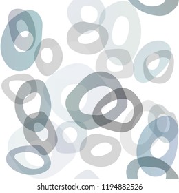 Light Blue, Green vector seamless pattern with spheres. Blurred bubbles on abstract backdrop with colorful gradient. Pattern for design of fabric, wallpapers.