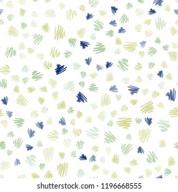 Light Blue, Green vector seamless pattern with sharp lines. Glitter abstract illustration with colored sticks. Pattern for ads, posters, banners.