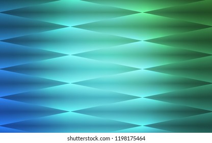 Light Blue, Green vector seamless texture in rectangular style. Beautiful illustration with rectangles and squares. Pattern for design of fabric, wallpapers.