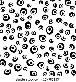 Light Blue, Green vector seamless background with bubbles. Modern abstract illustration with colorful water drops. Design for textile, fabric, wallpapers.